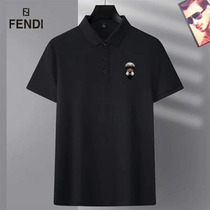 Picture of Fendi Polo Shirts Short _SKUFendiM-3XL25tx7528128